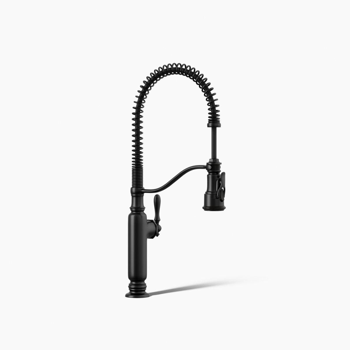 Kohler® Tournant™ K-77515-BL Kitchen Faucet, Deck, Single-Handle, Matte Black thumbnail 3