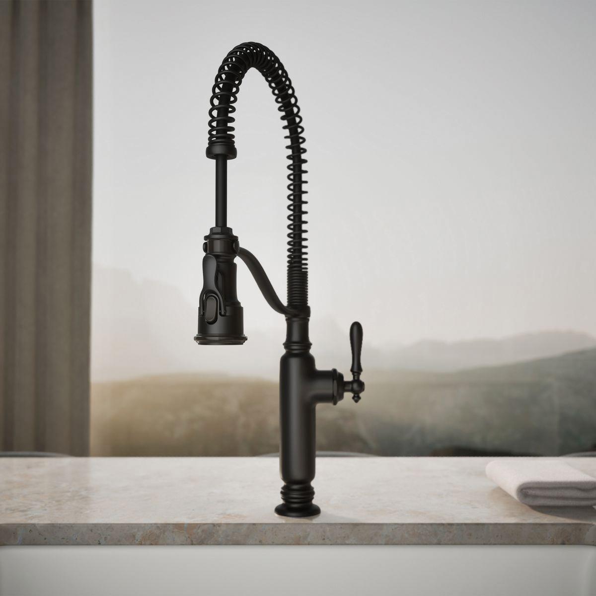 Kohler® Tournant™ K-77515-BL Kitchen Faucet, Deck, Single-Handle, Matte Black thumbnail 2
