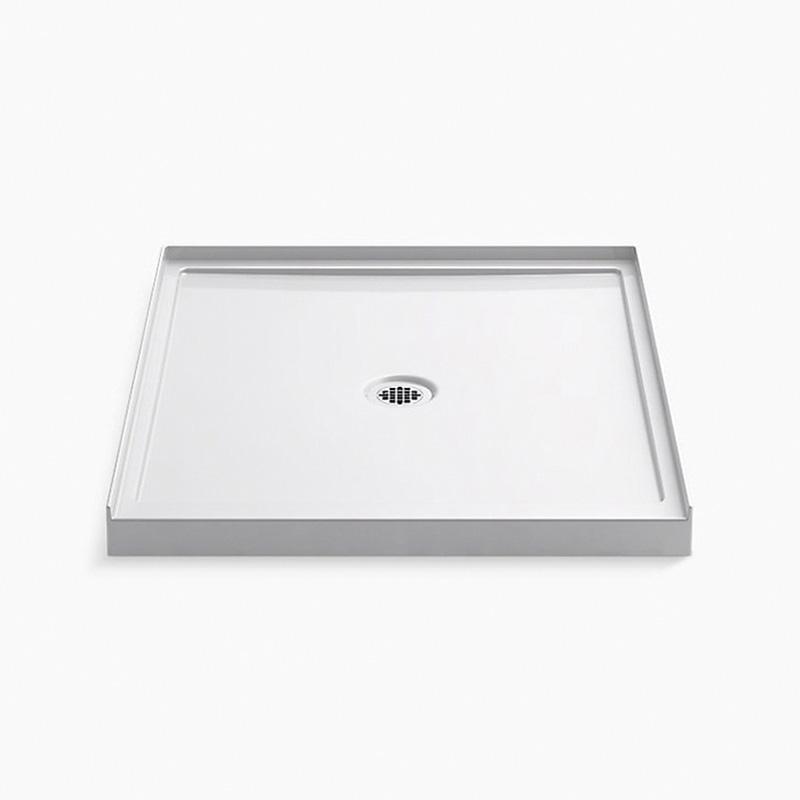 Kohler® K-8647-0 Shower Base, Rely® Collection, White, Center Drain Location, 36 in L, 42 in W, 4-3/16 in D thumbnail 4