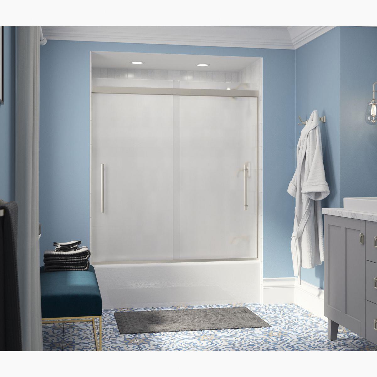Kohler® Bellwether® K-876-96 Bathtub, Soaking Bath Therapy, Rectangular, 60 in L, 32 in W, Right Drain Location thumbnail 4
