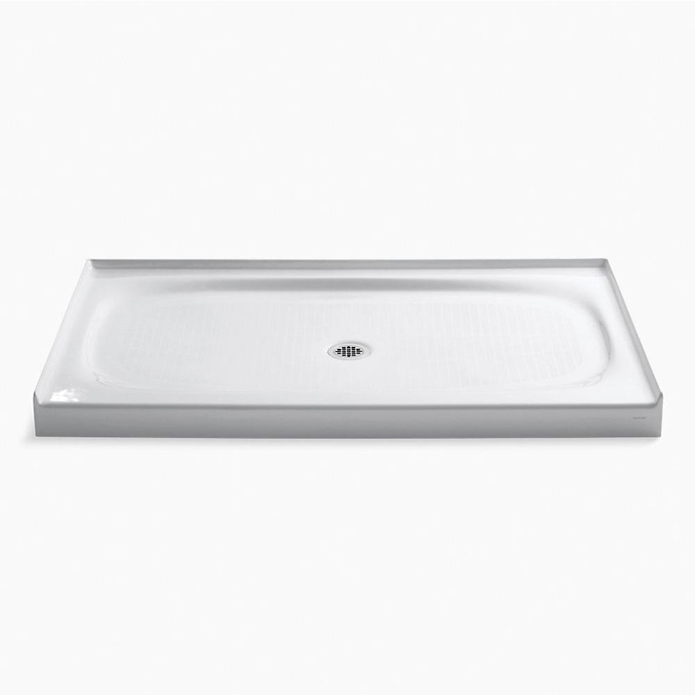 Kohler® K-9055-0 Shower Base, Salient® Collection, White, Center Drain Location, 60 in L, 36 in W, 3-15/16 in D thumbnail 3