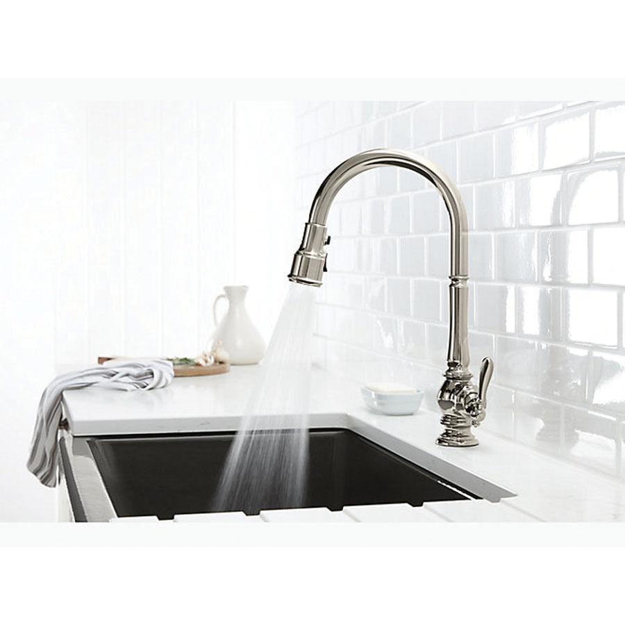 Kohler® Artifacts® K-99259-2BZ Kitchen Faucet, Deck, Pull-Down, Oil-Rubbed Bronze thumbnail 4