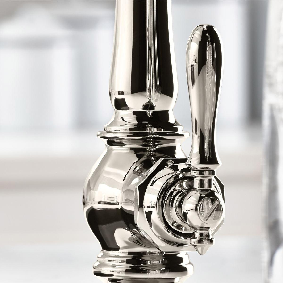 Kohler® Artifacts® K-99259-BL Kitchen Sink Faucet, Deck, Pull-Down, With Side Spray, Matte Black