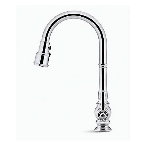 Kohler® Artifacts® K-99259-CP Kitchen Faucet, Pull-Down, Polished Chrome thumbnail 3