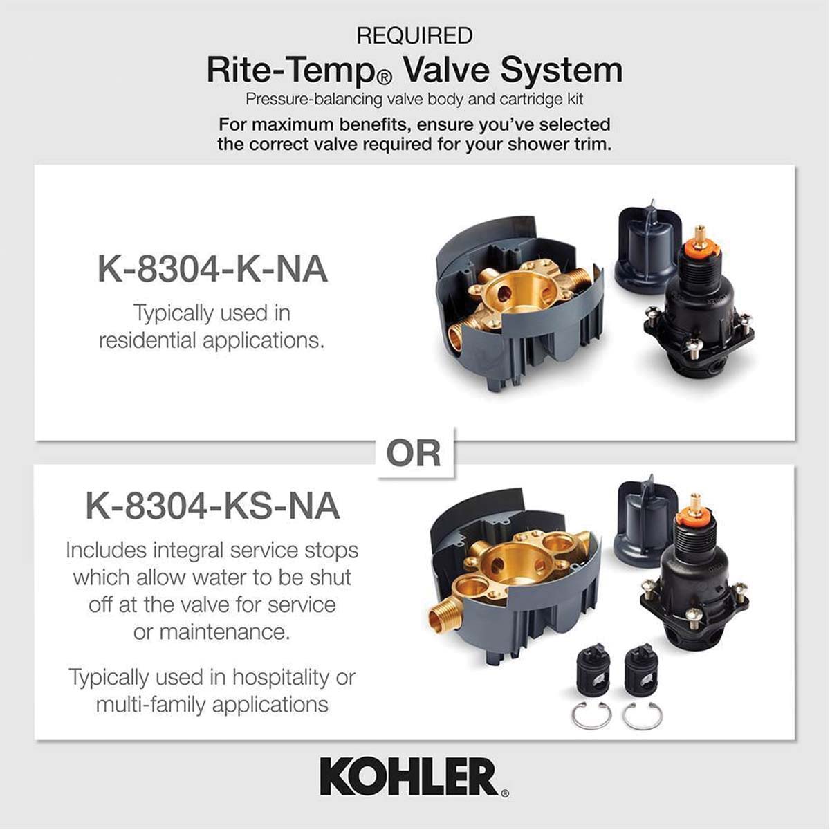 Kohler® K-TS23503-4-CP 2977579