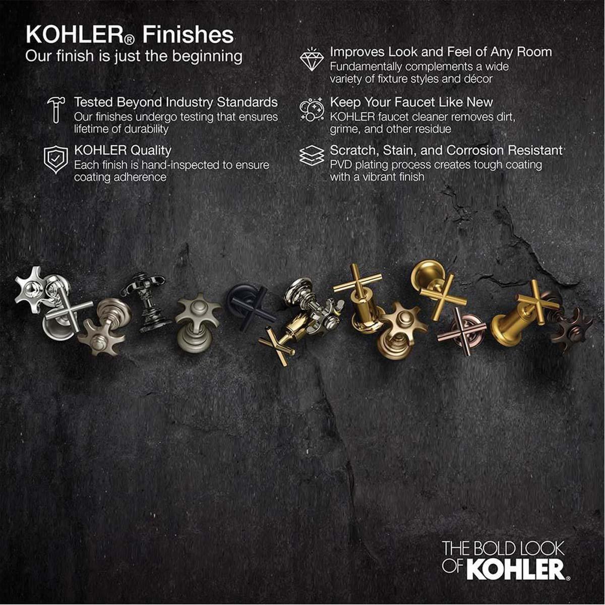 Kohler® K-TS14423-4-2MB Valve Trim, Purist®, Metal, Vibrant® Brushed Moderne Brass, 1-Handle thumbnail 2