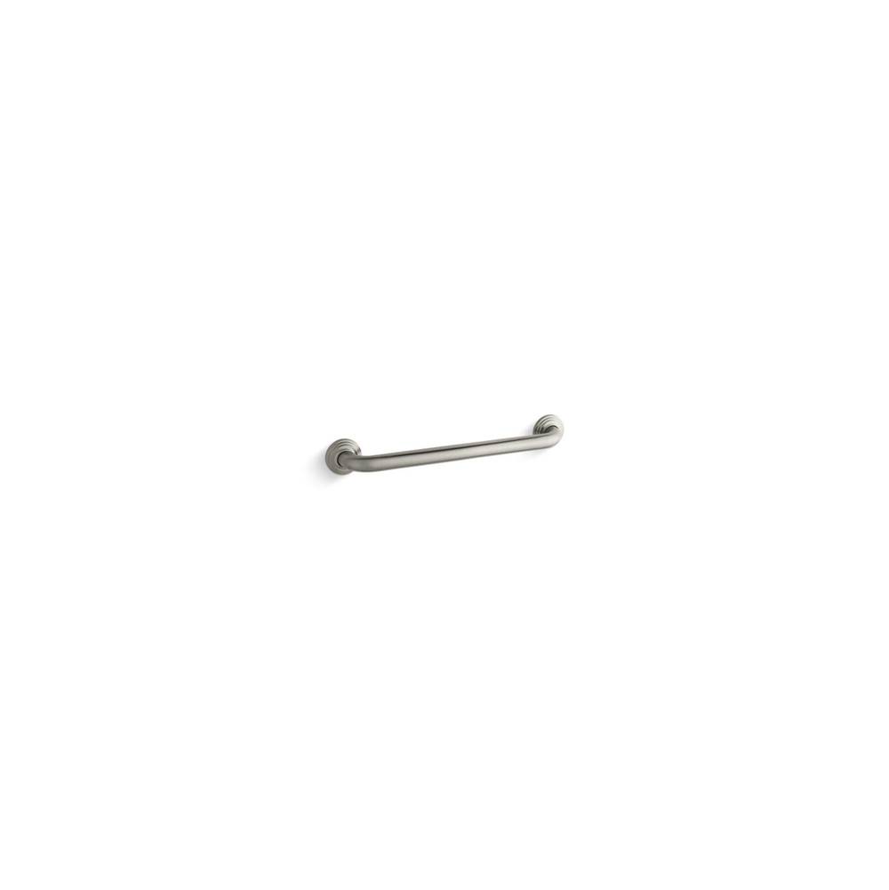 Kohler&reg; Traditional K-10541 Premium Metal Wall-Mount Grab Bar, 18 inch, Vibrant Brushed Nickel