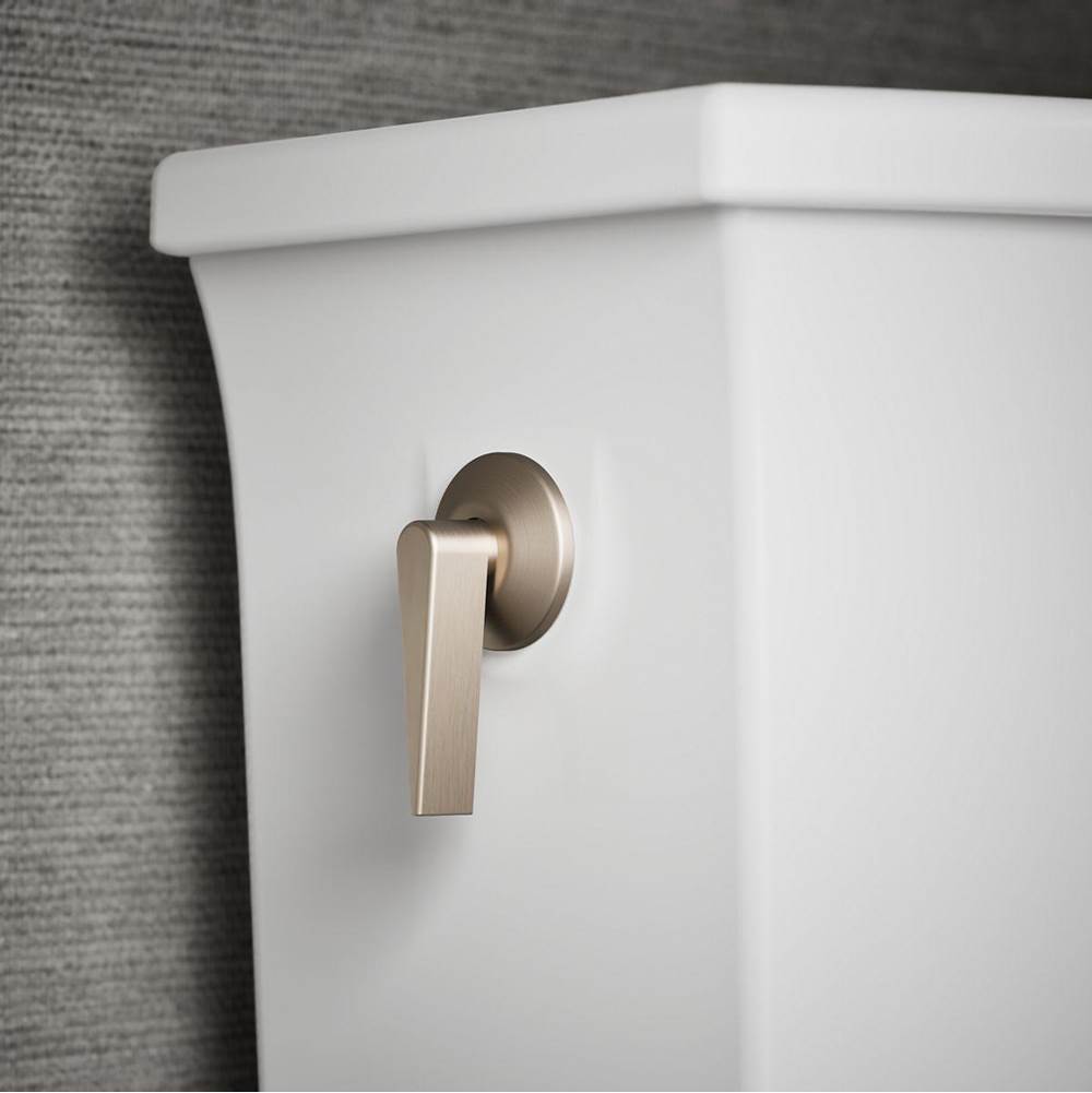 Kohler&reg; Archer 11069 Brass Front Mount Trip Lever, Vibrant Polished Nickel