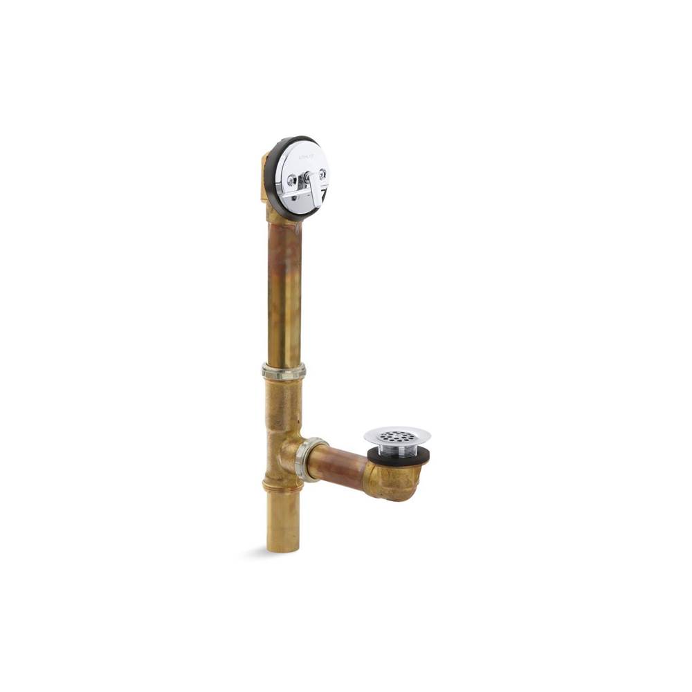 Kohler Swiftflo™ K-11677-CP Brass Tub And Shower Drain, 1-1/2 inch, Polished Chrome