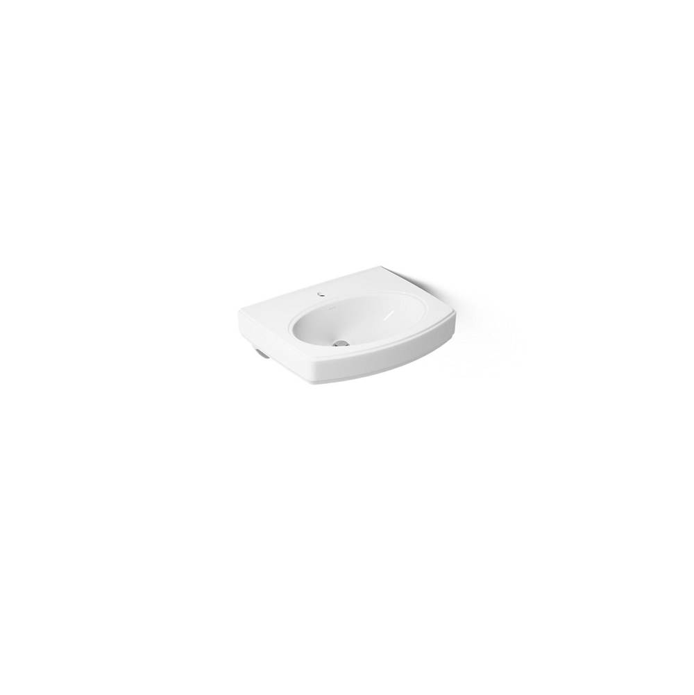 Kohler Pinoir® Vitreous China Oval Bathroom Sink Basin, 22 inch L x 18 inch W, White