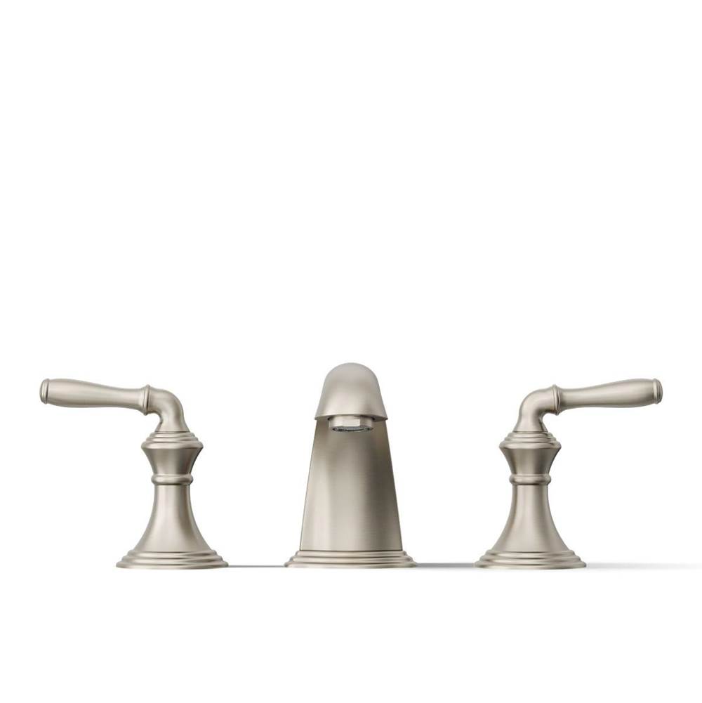 Kohler Devonshire® K-394-4-BN 2-Handle 8 to 16 inch Widespread Lavatory Faucet, 2.2 gpm, Vibrant Brushed Nickel