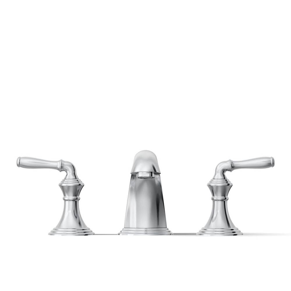 Kohler Devonshire® K-394-4-CP 2-Handle 8 to 16 inch Widespread Lavatory Faucet, 2.2 gpm, Polished Chrome