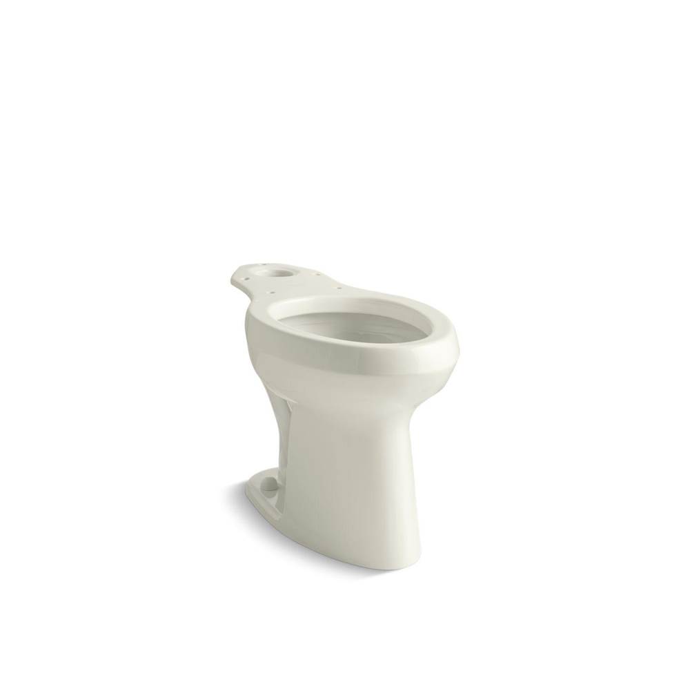 Kohler K-4304 Highline® 12 inch Rough-In ADA Vitreous China Elongated Front Toilet Bowl with Pressure Lite® Flushing Technology, Biscuit