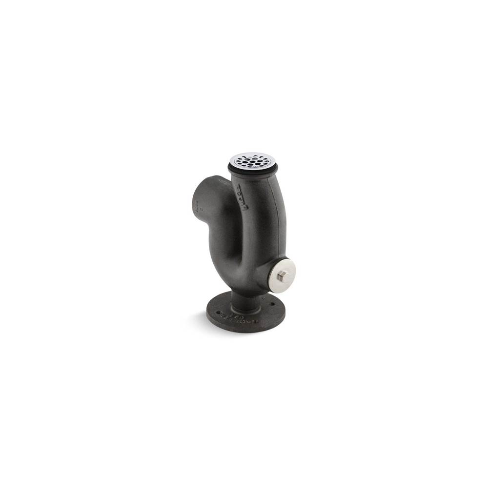 Kohler K-6673 Adjustable Standard Trap for 3 inch Iron Pipe Connection with Cleanout Plug and Strainer