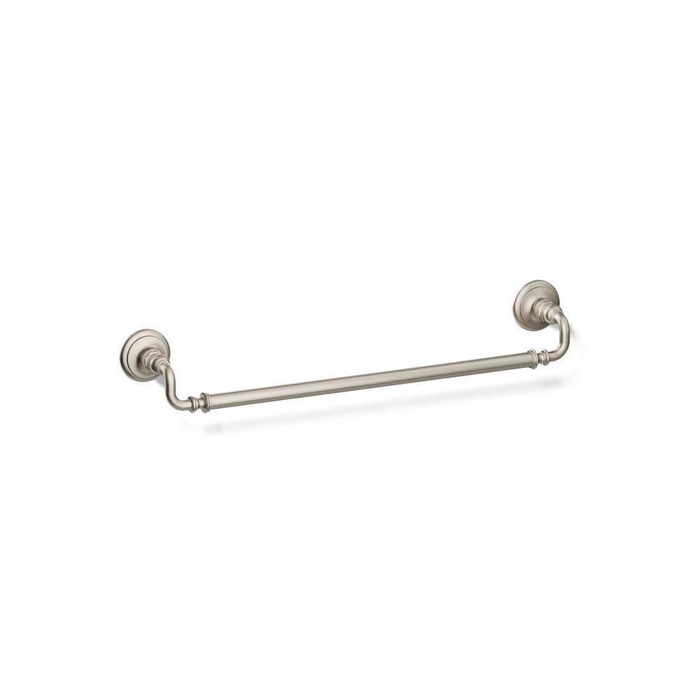 Kohler® Artifacts™ 72568 Brass Towel Bar, 24 inch, Vibrant Brushed Nickel