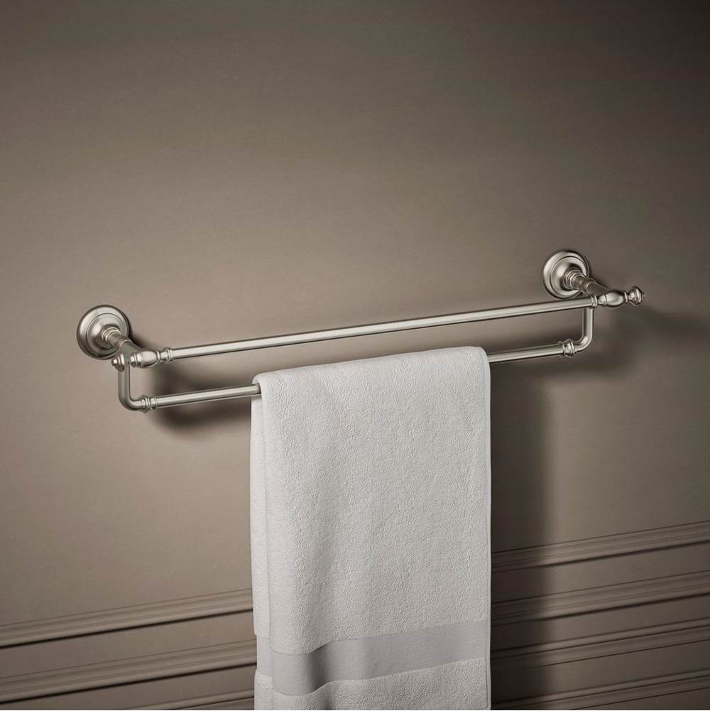 Kohler® Artifacts™ 72570 Brass Towel Bar, 24 inch, Vibrant Brushed Nickel