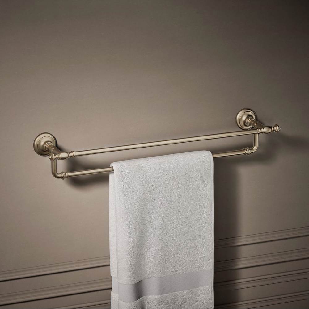 Kohler® Artifacts™ 72570 Brass Towel Bar, 24 inch, Vibrant Brushed Bronze
