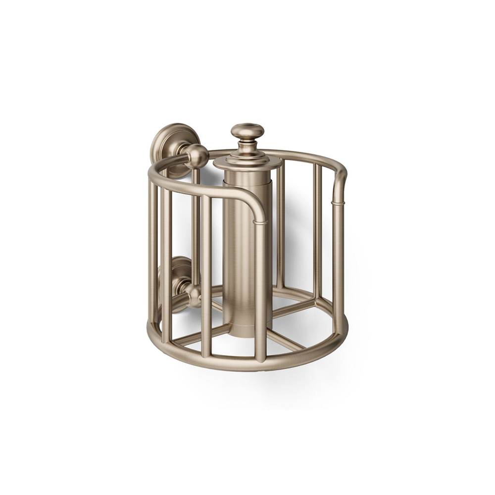 Kohler K-72576 Artifacts&trade; Metal Toilet Tissue Carriage, 6-3/4 inch x 6-3/8 inch, Vibrant Brushed Bronze