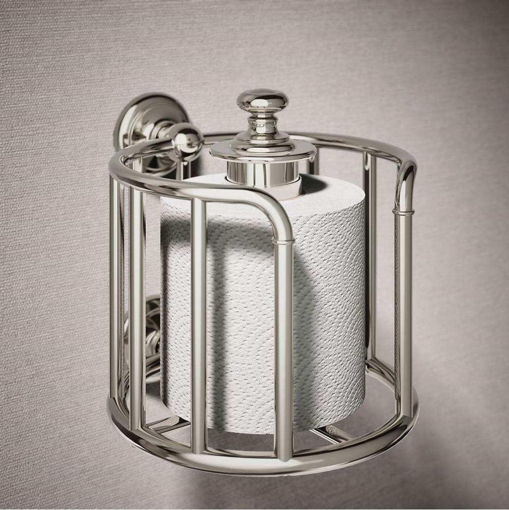 Kohler K-72576 Artifacts&trade; Metal Toilet Tissue Carriage, 6-3/4 inch x 6-3/8 inch, Vibrant Polished Nickel