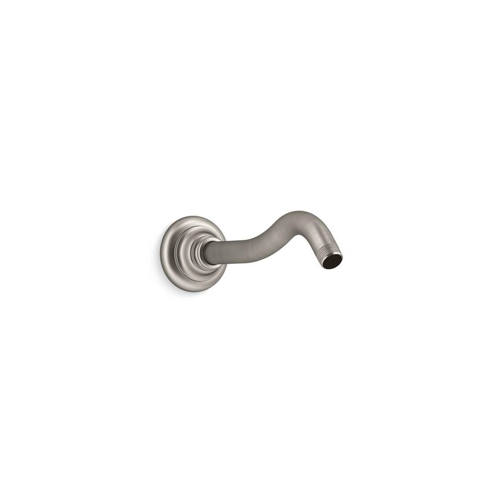 Kohler Artifacts™ K-72775 Wall Mount Shower Arm with Flange, 1/2 inch IPS NPT, 10-11/16 inch, Vibrant® Brushed Nickel