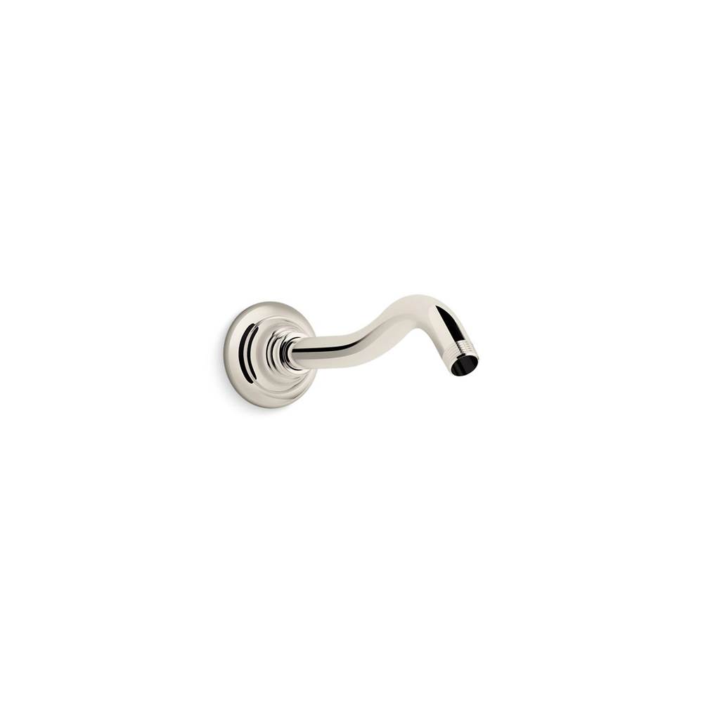 Kohler Artifacts™ K-72775 Wall Mount Shower Arm with Flange, 1/2 inch IPS NPT, 10-11/16 inch, Vibrant® Polished Nickel