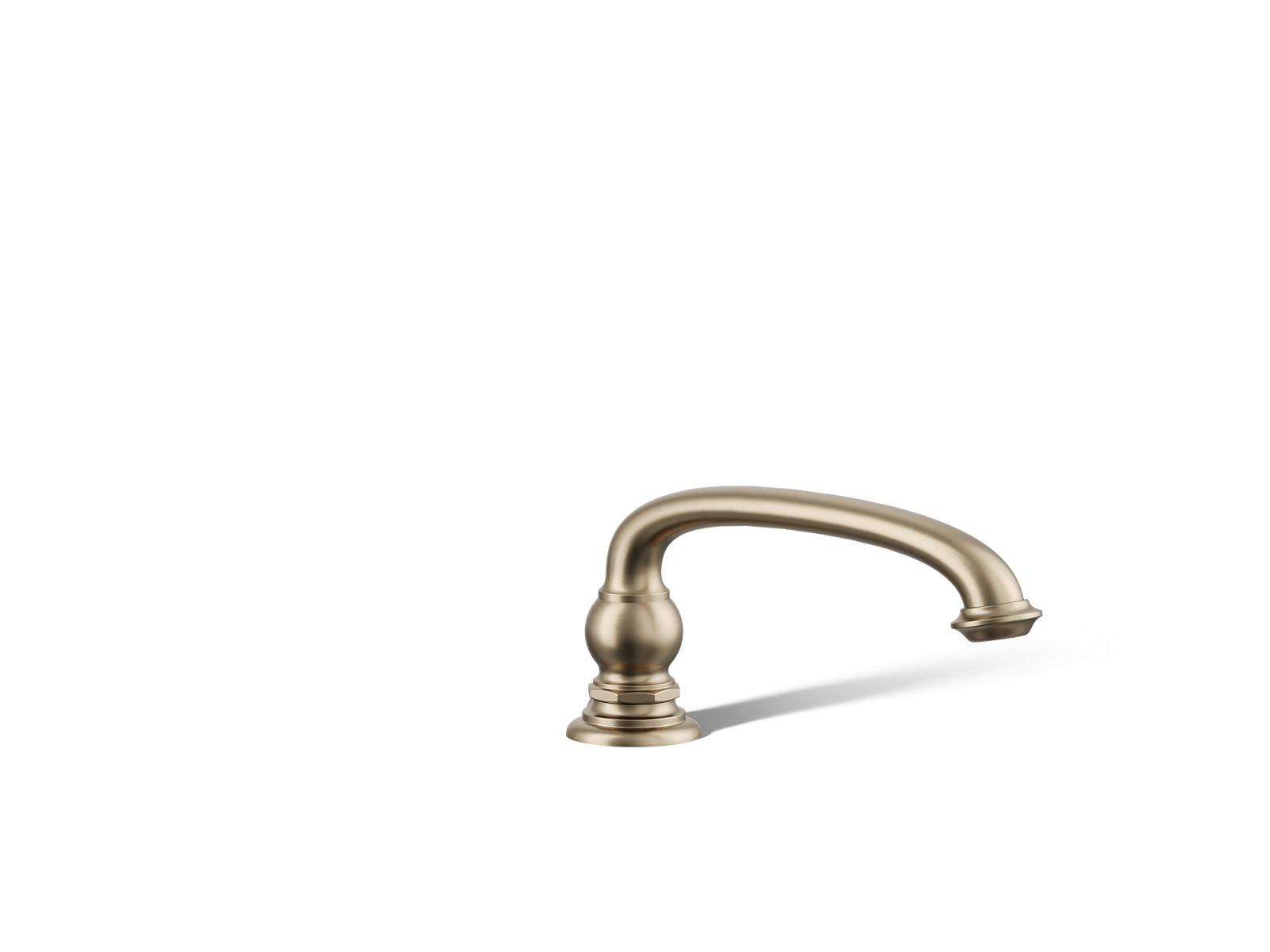 Kohler Artifacts™ K-72778-BV 2 Handle Non-Diverter ARC Spout Bath Tub Trim, Brushed Bronze