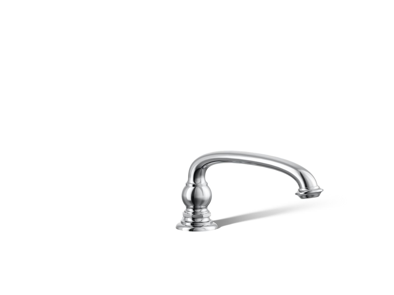 Kohler Artifacts™ K-72778-CP 2 Handle Non-Diverter ARC Spout Bath Tub Trim, Polished Chrome