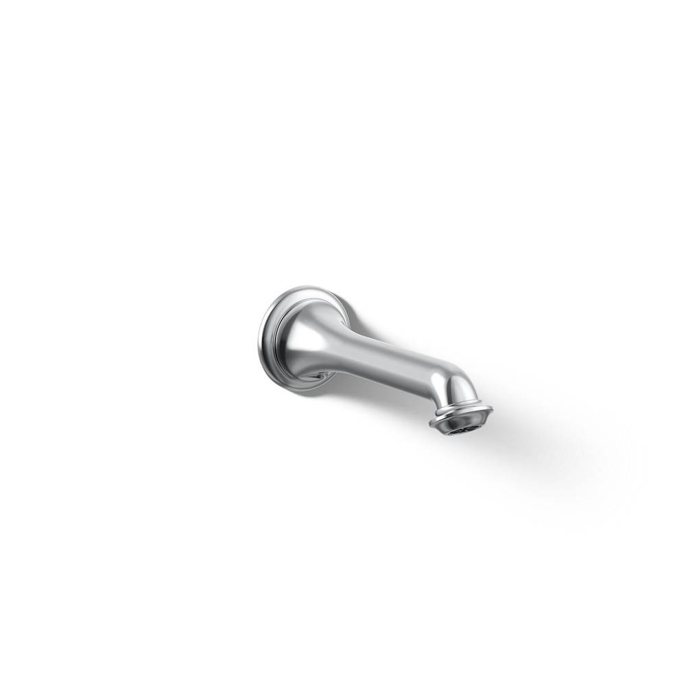 Kohler Artifacts&trade; K-72792 Polished Chrome Metal Non-Diverting Tub Bath Spout, 1/2 inch NPT x 8-7/16 inch