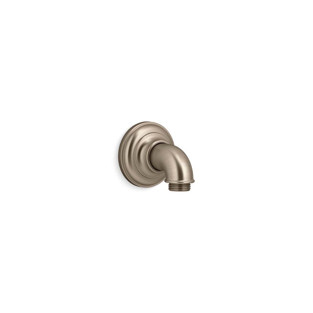 Kohler&reg; Artifacts&trade; K-72796 Wall-Mount Metal Supply Elbow, G1/2-14 Hose Connection x 1/2 inch NPT, Vibrant Brushed Bronze