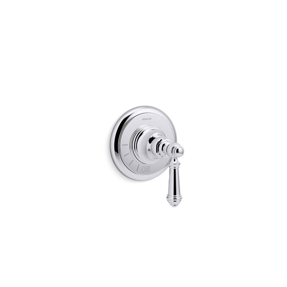 Kohler Artifacts™ K-T72771-4 Lever Handle Volume Control Valve Trim , Polished Chrome