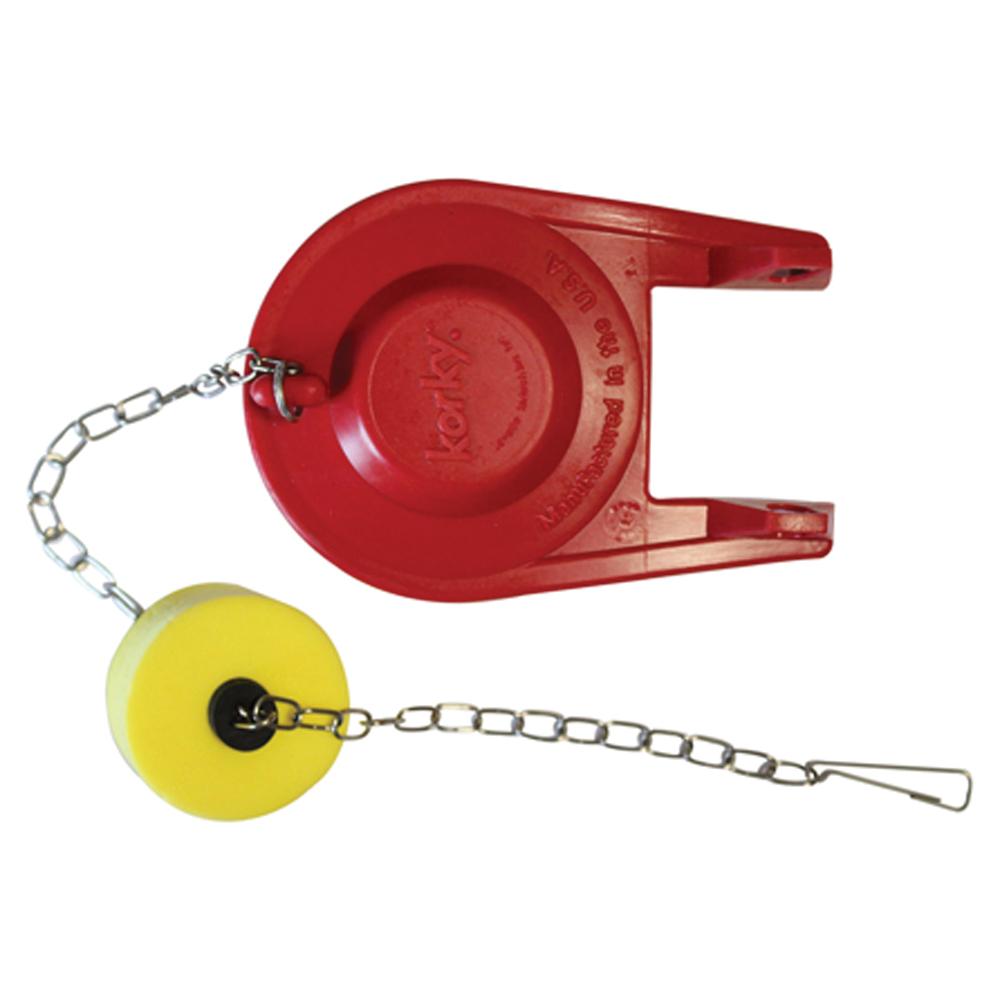 Korky® 2004BP Toilet Flapper, 2 in, Rubber, Red, For Use With: Kohler®, Glacier Bay® and American Standard® Toilets thumbnail 3