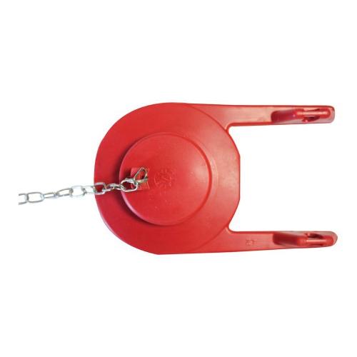 Korky® 2010BP Toilet Flapper, 2 in, Rubber, Red