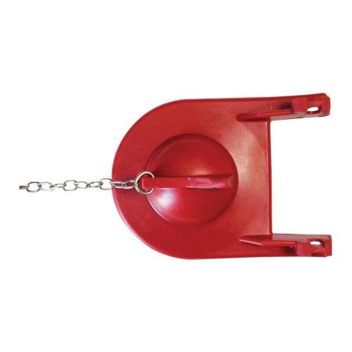 Korky® 2012BP Shark Fin Toilet Flapper, 2 in, Rubber, Red thumbnail 2