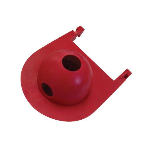 Korky® 3010BP Toilet Flapper, Rubber, Red