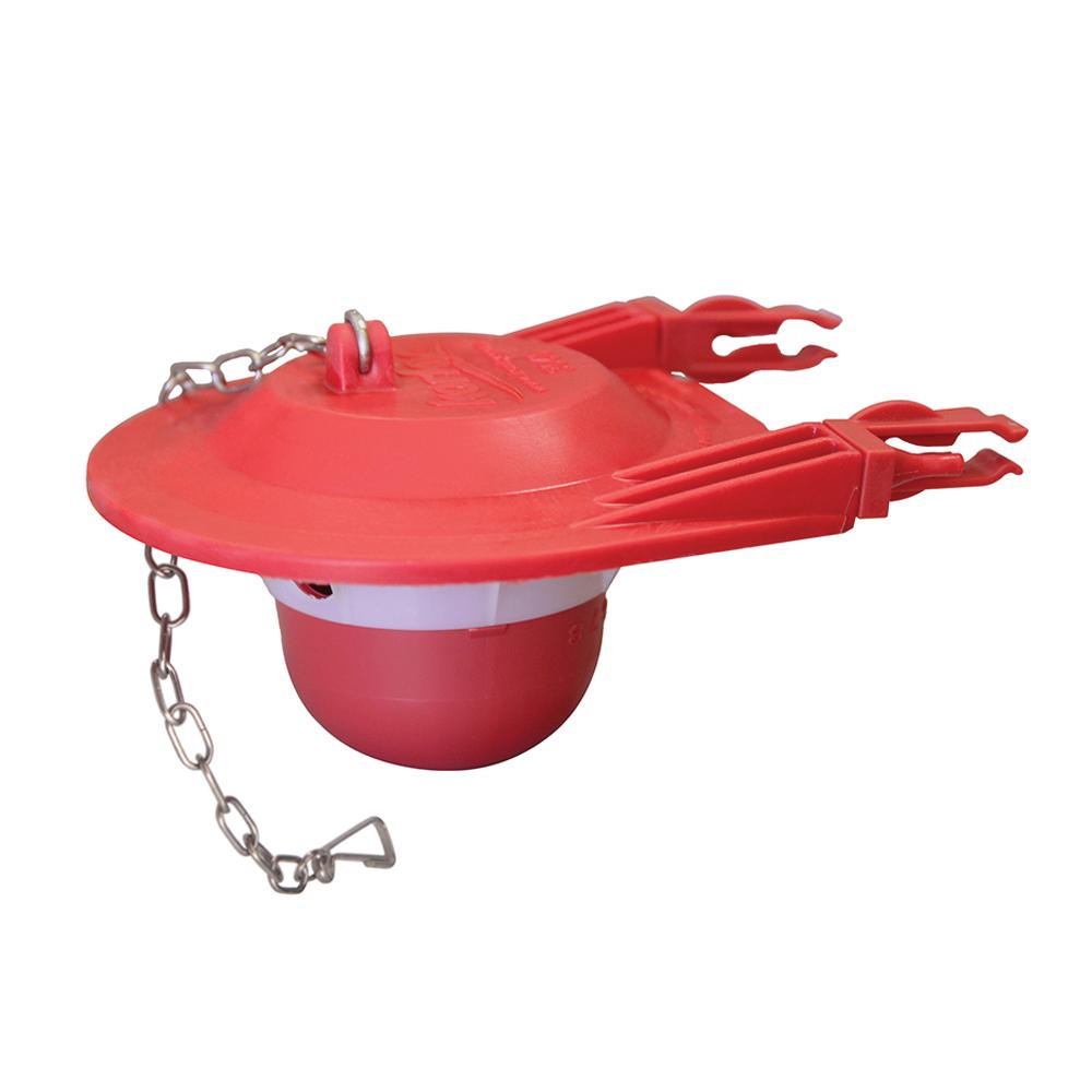 Korky® 3060BP Universal Toilet Flapper, Rubber, Red thumbnail 3