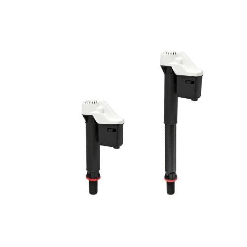 Korky 528 QuietFill&reg; White/Black Plastic Toilet Fill Valve