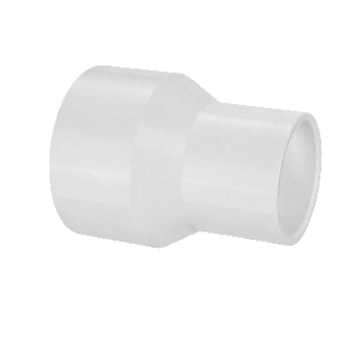 LESSO® 429-338 Reducing Coupling, 3 x 2 in, Socket Connection, SCH 40 Schedule, PVC, 4 in L