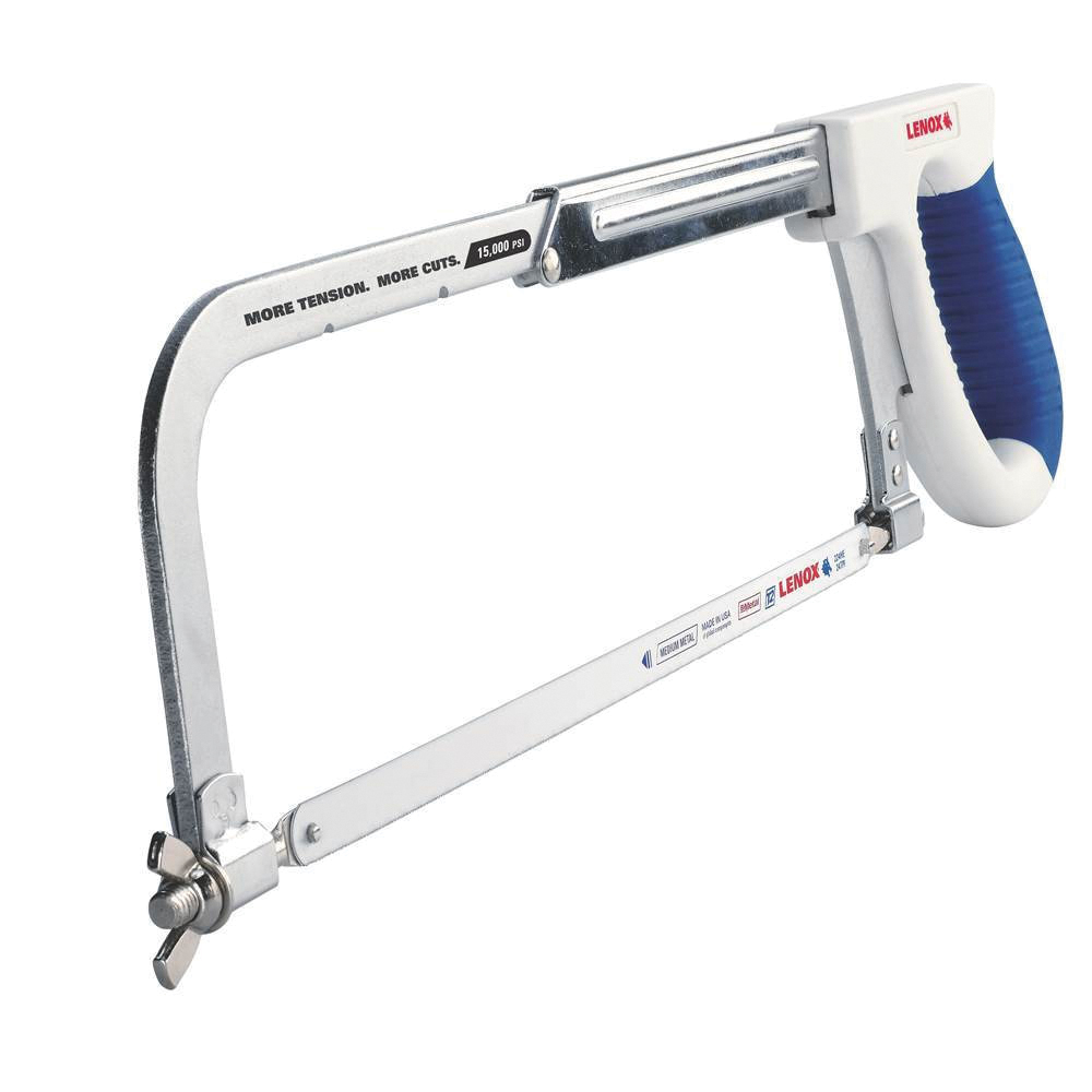 Lenox 1512 Adjustable Light Duty Bi-Metal Hack Saw, 10 or 12 inch, 24 TPI