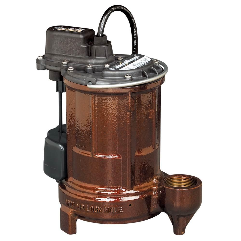 Liberty Pumps® 250 Series 257-2 Submersible Sump/Effluent Pump With Vertical Magnetic Float Switch, 115 VAC, 5.2 A