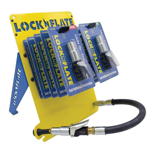 LOCKNLUBE® LockNFlate® AC90003 Air Chuck POP Display