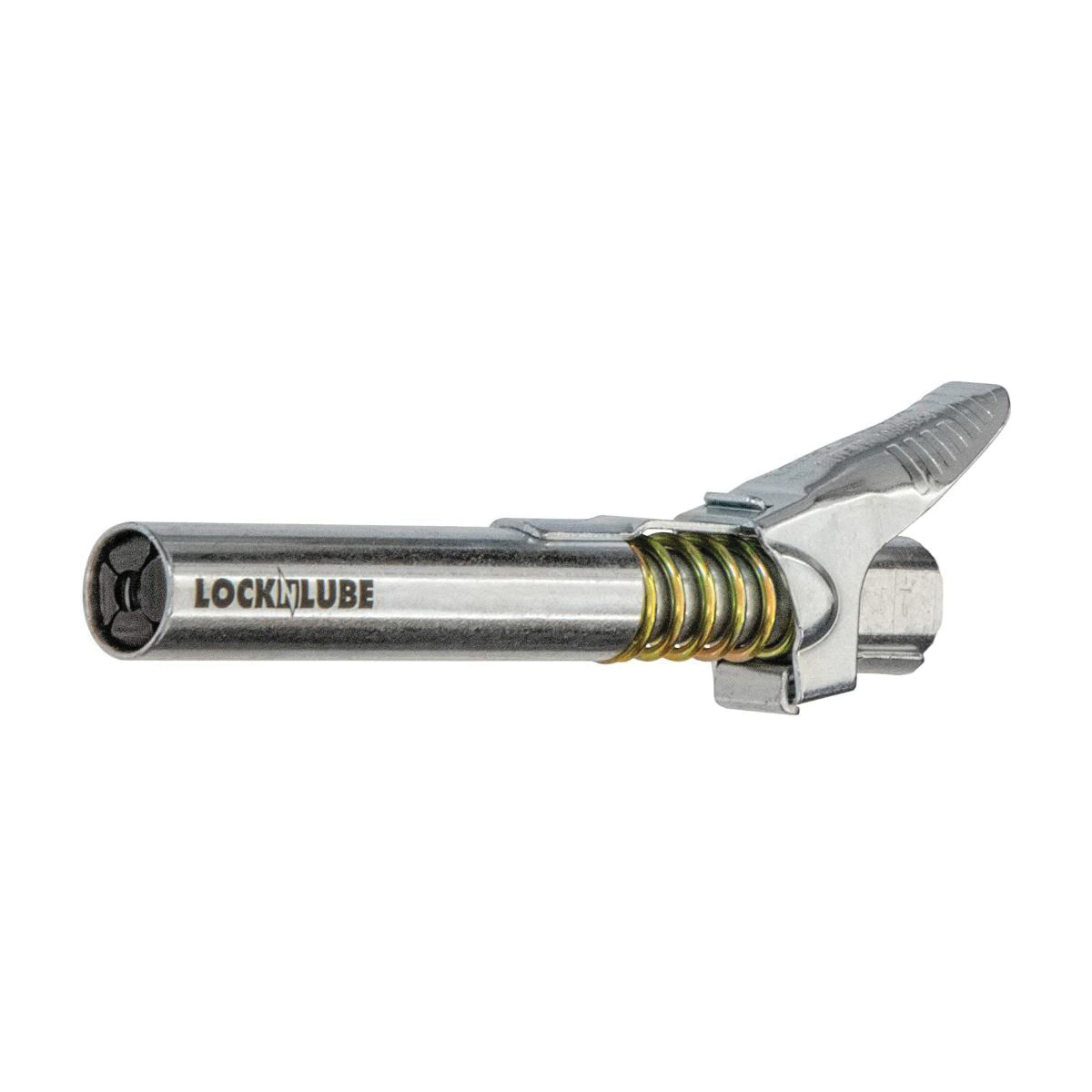 LOCKNLUBE® GC81042 Grease Gun Coupler, 1/8 in Thread, Steel, 5 in OAL