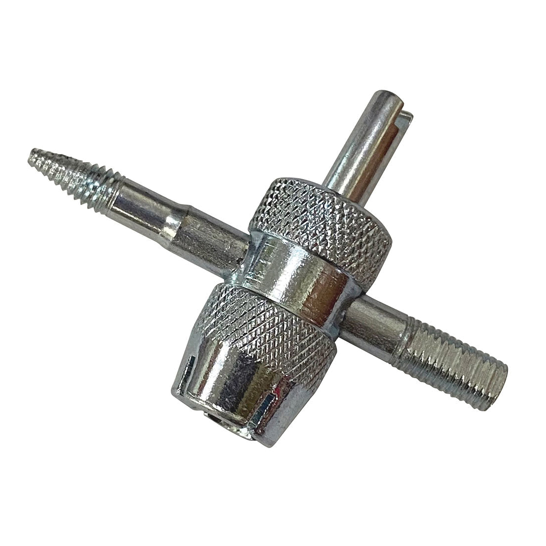 LOCKNLUBE® LockNFlate® LNL65201 4-Way Valve Core Tool, 1.9 in L, For Use With: Standard Schrader Valves