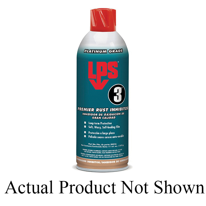 LPS® 3® 00316 Premier Rust Inhibitor, Mild Cherry, Brown, 11 oz, Aerosol Can
