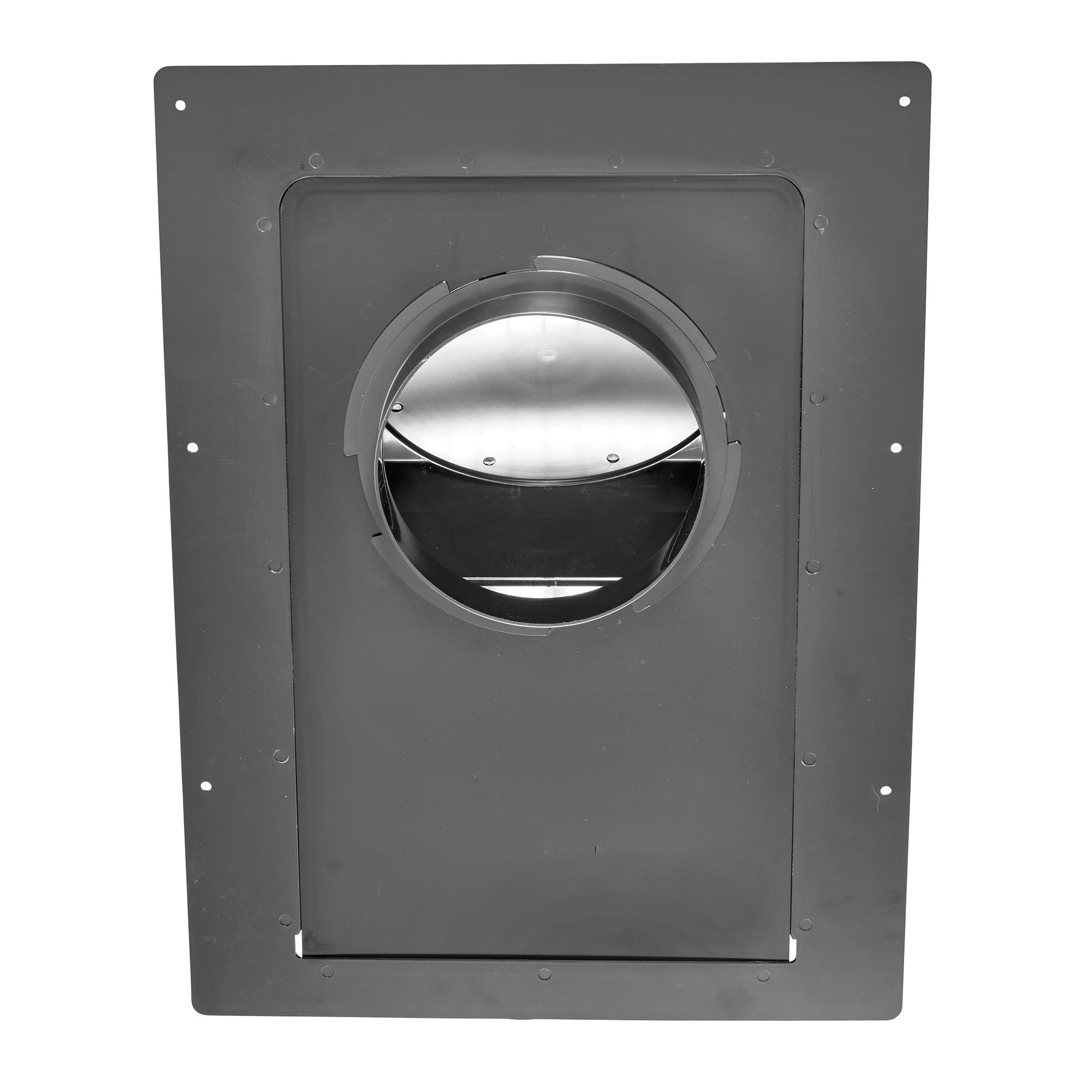 Lambro 359 Exhaust Roof Vent, 10 in, ABS, Black, 22.25 in L x 18.94 in W