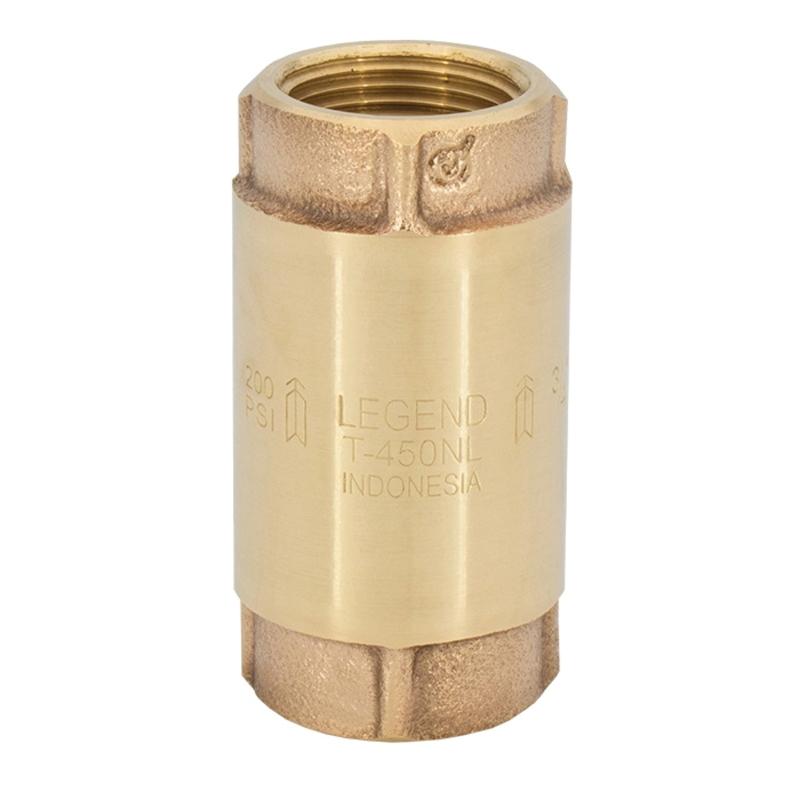 Legend Valve Legend Valve 105-424NL In-Line Check Valve, 3/4 in, FNPT, Lead-Free, Bronze