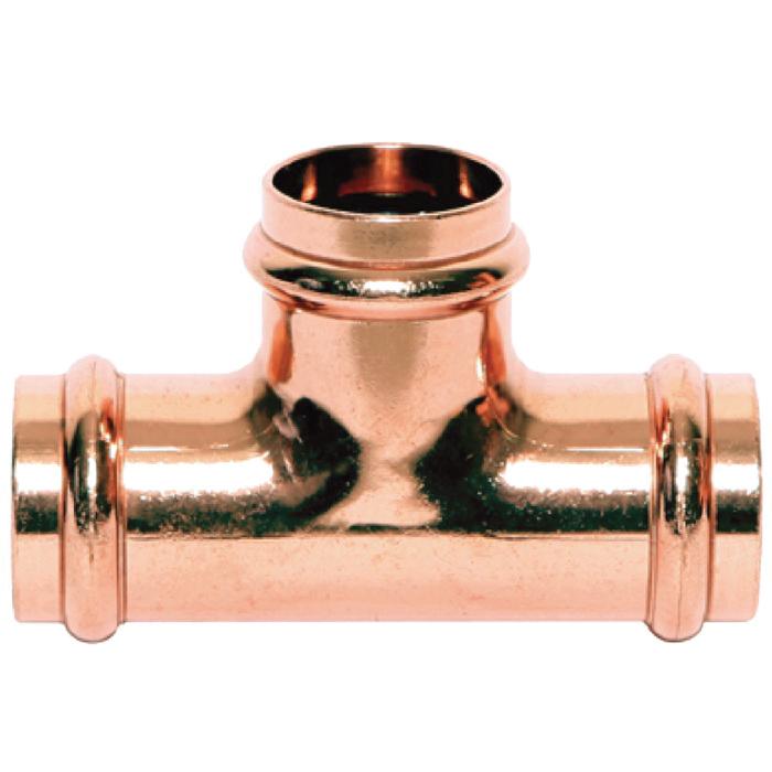 Legend Valve 450 Series 450-154P Tee, 3/4 in Press x 3/4 in Press x 3/4 in Press, Copper