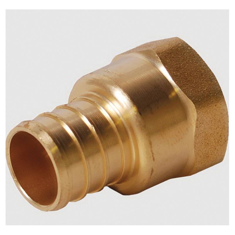 Legend Valve 460-710NL Adapter, 3/4 in F1807 PEX x 3/4 in FNPT, Brass
