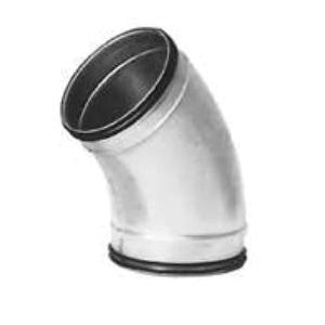 Linx Industries&trade; BSU45 12 Elbow, 45 deg, 12 in, Steel, Galvanized