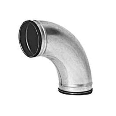 Linx Industries&trade; BSU90 09 Elbow, 90 deg, 9 in, Steel, Galvanized