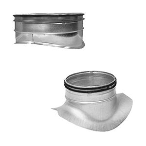 Linx Industries&trade; PSU 14-10 Pressed Saddle Tap, 10 in, Fits Duct Size: 14 in, Steel, Galvanized